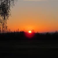 Lever de soleil sur le Verger