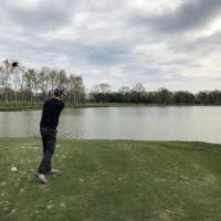Jean-Marc PUJOL sur l'impressionnant par 3 n°13