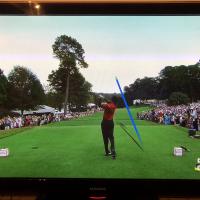 Un drive plein fairway