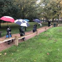 Pluie faible mais pluie au moment du départ!