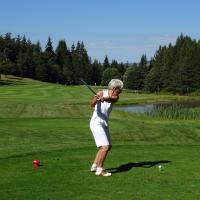 Drive de Françoise au par 4 n°6