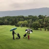 Jany et Michel sur le trou signature d'Aix, le n°4