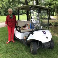 Marie-Antoinette offre l'apéro-zakouski au par 3 n°10