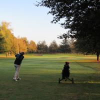 Approche de Gérard vers le green du n°3 ...