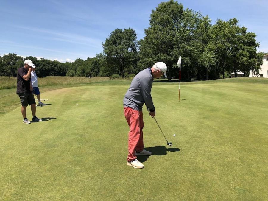 14 putt de michel au 18