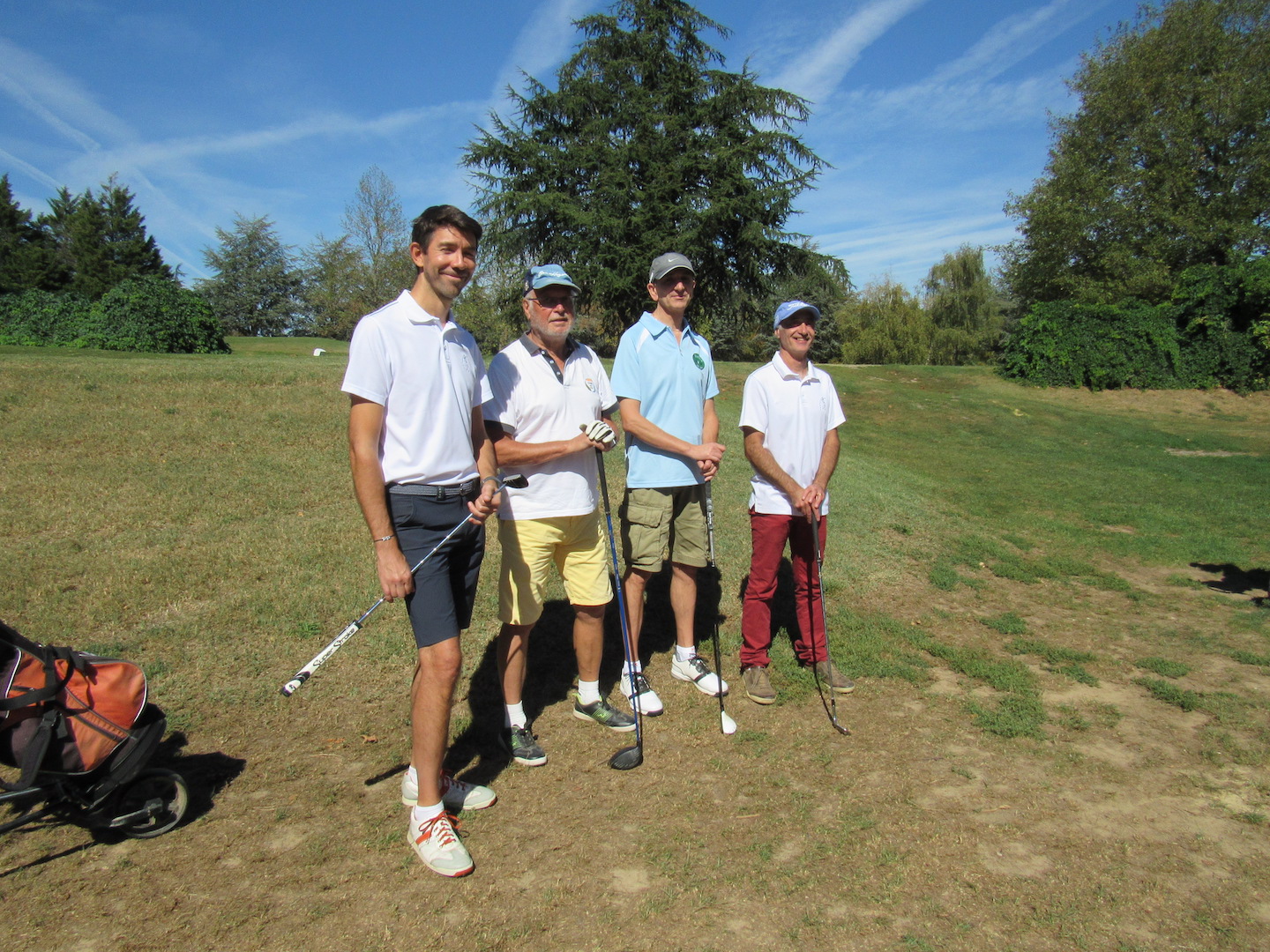 Sylvain, Gérard, Peter et Christophe