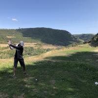 Christophe au par 5 n°8