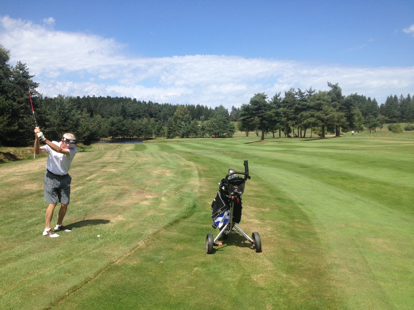 Deuxième coup de Bernard au par 4 n°16