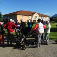 8h30: briefing sous un ciel immaculé