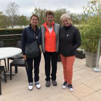 Le podium Dames (Net et Brut)