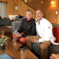 Myriam QUINTON, 2ème en Net, et Christophe