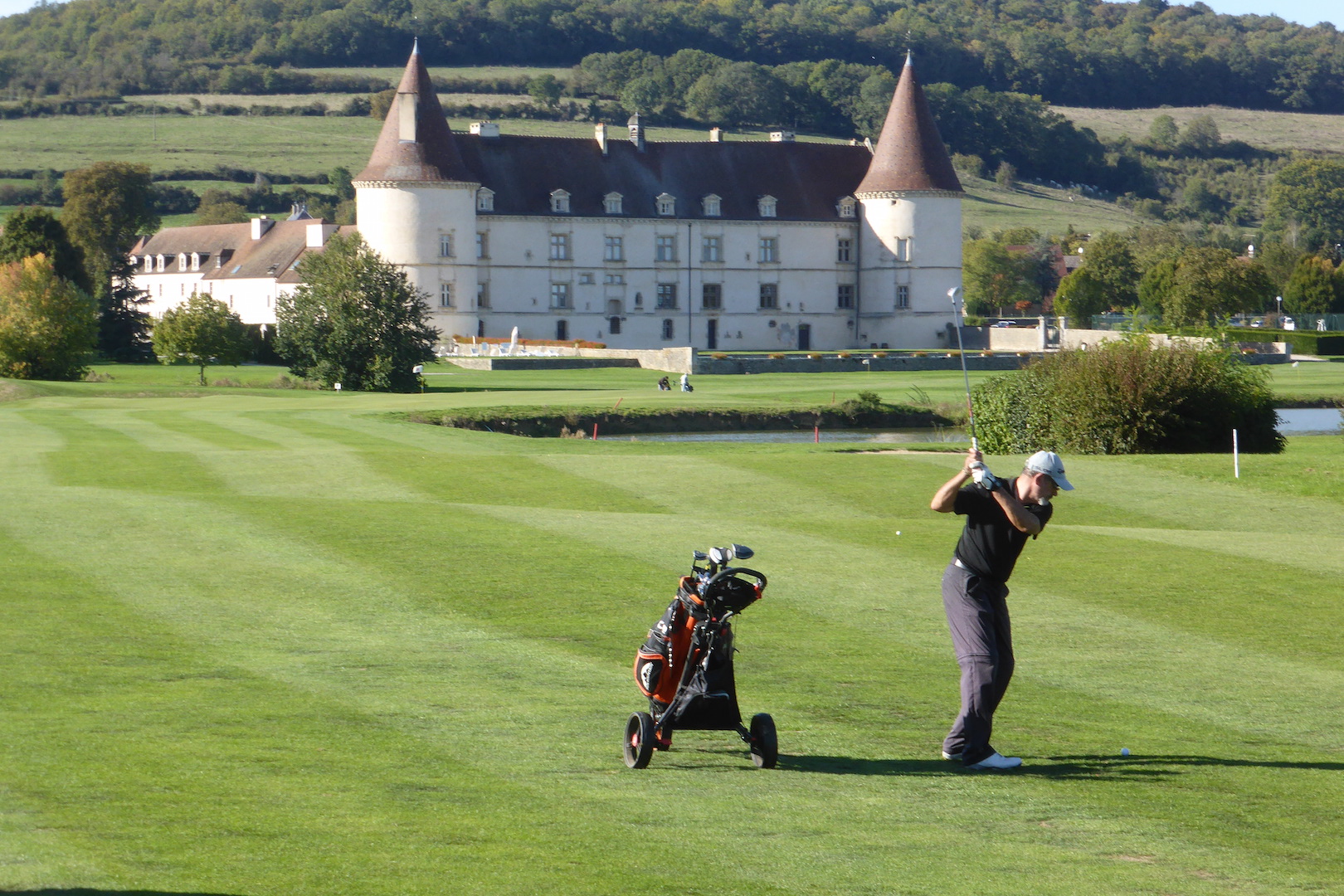 Roland en approche au n°18, l'un des plus beaux 