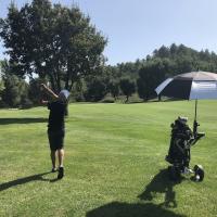 Approche de Christophe au par 4 n°5