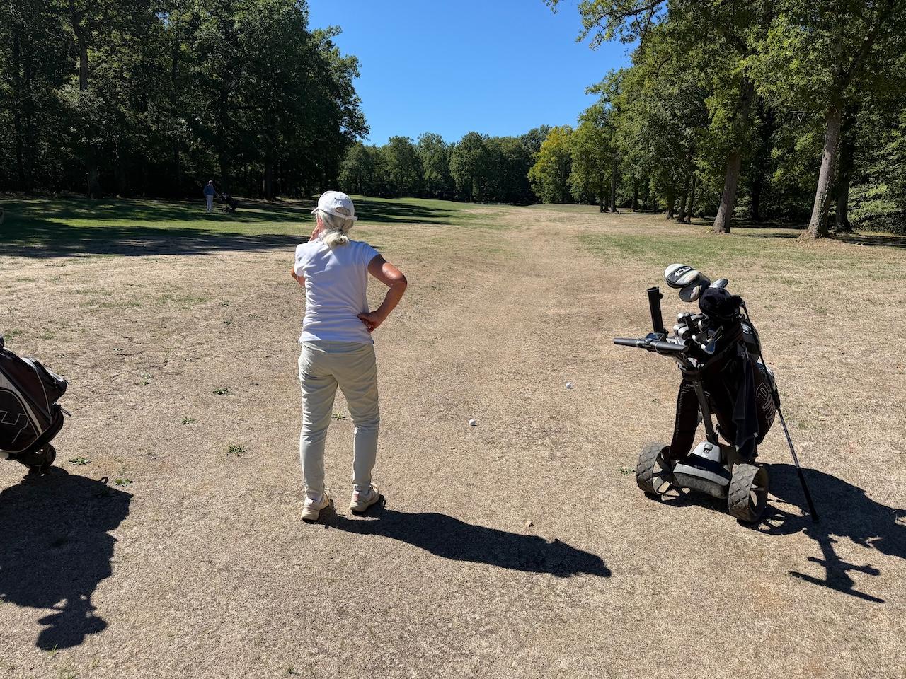 Des fairways particulièrement secs