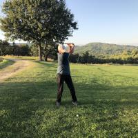 Bernard en plein swing