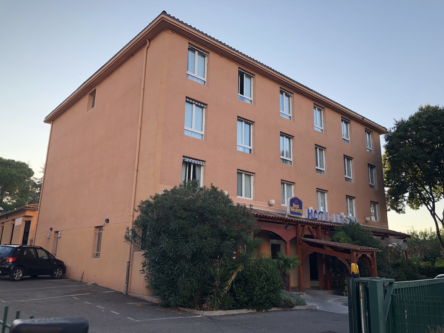 Nous quittons le Best Western à 8h ...