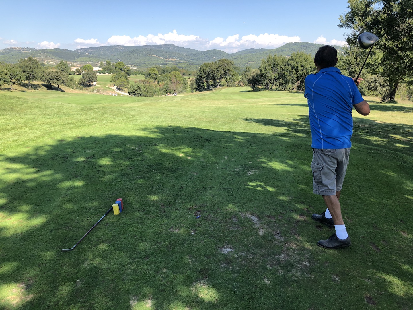 Mise en jeu de Gérard sur le par 3 n°12