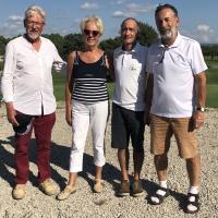 Le podium en Brut (et l'organisatrice)