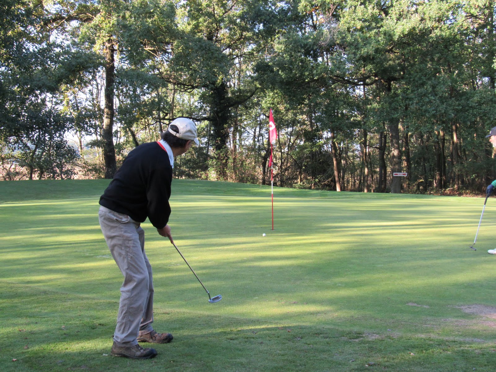 Putt de Quentin au par 5 n°2