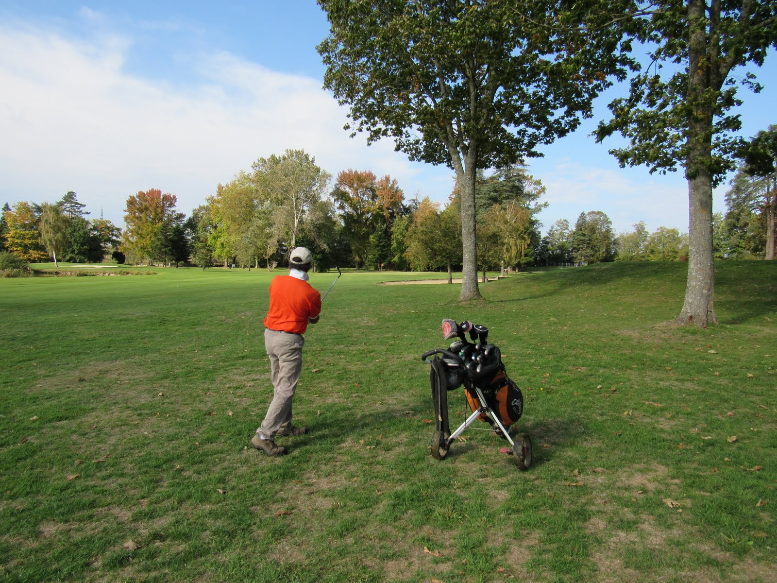 Second coup de Quentin au par 4 n°9