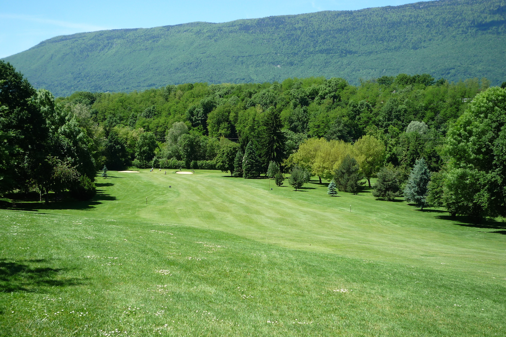 Le splendide trou n°4 d'Aix-les-Bains