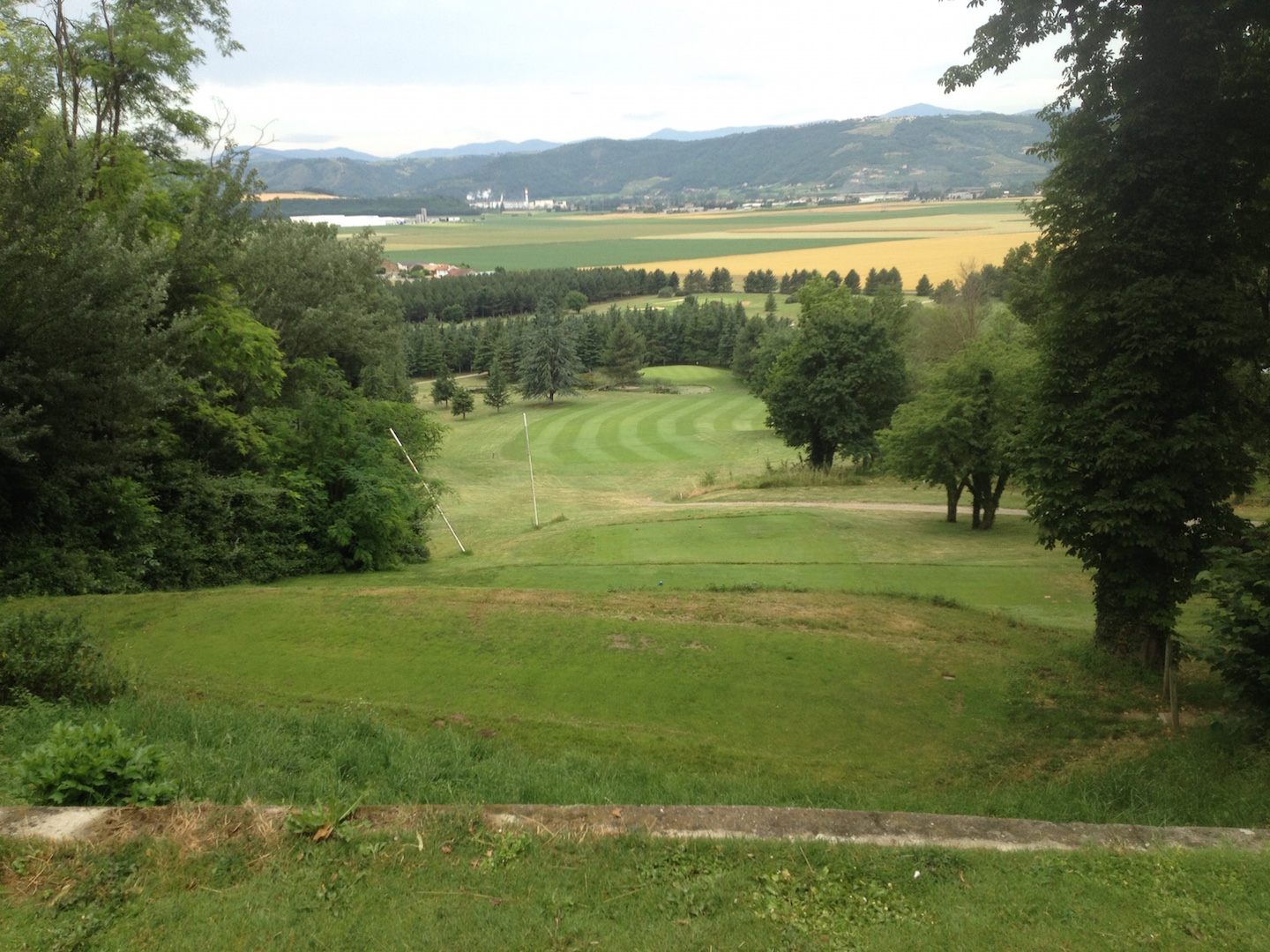 Le spectaculaire départ du n°2 domine la vallée du Rhône